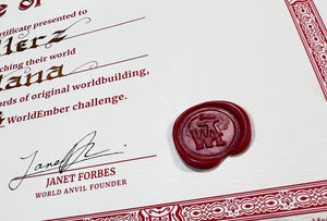 Premium Worldember Certificate of Excellence