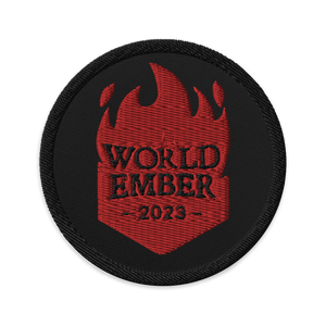 Worldember 2023 "The Coals" Embroidered patch